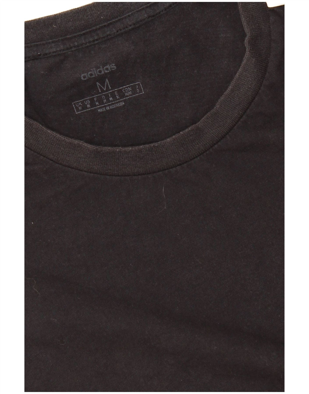Adidas Mens Camiseta Top Médio Preto