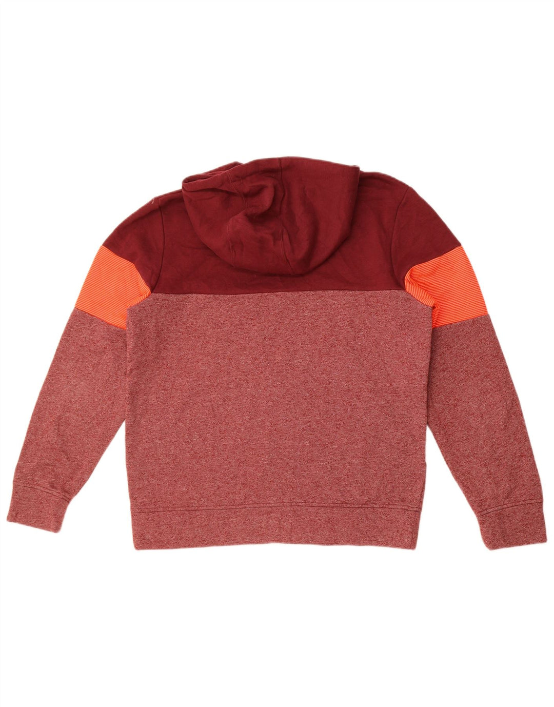 Jack & Jones moletom com capuz masculino médio cor de vinho em poliéster