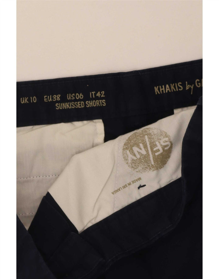 Shorts Chino Feminino Gap Reino Unido 10 Pequeno W32 Azul Marinho