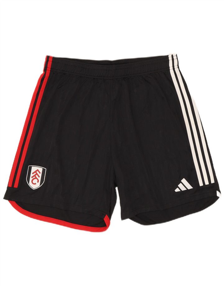 Shorts esportivos masculinos Adidas grande poliéster preto
