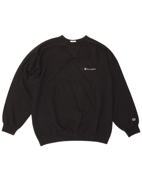 CHAMPION Moletom Masculino Jumper XL Algodão Preto