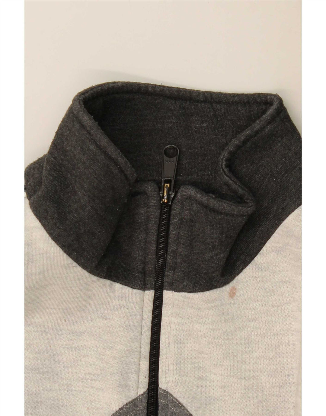 Lotto moletom gráfico masculino jumper UK 38/40 cinza médio colorblock