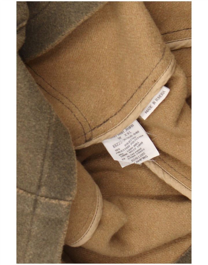 Jaqueta Blazer Masculina Calvin Klein com 3 Botões UK 44 2XL Poliéster Cáqui