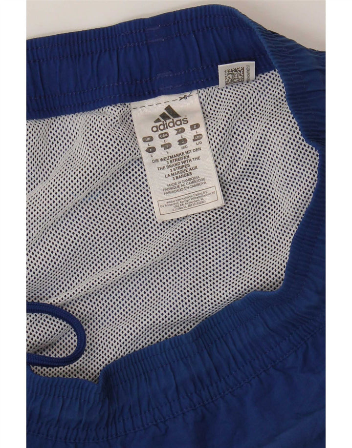 Shorts de natação masculinos Adidas Graphic grande azul colorblock poliamida