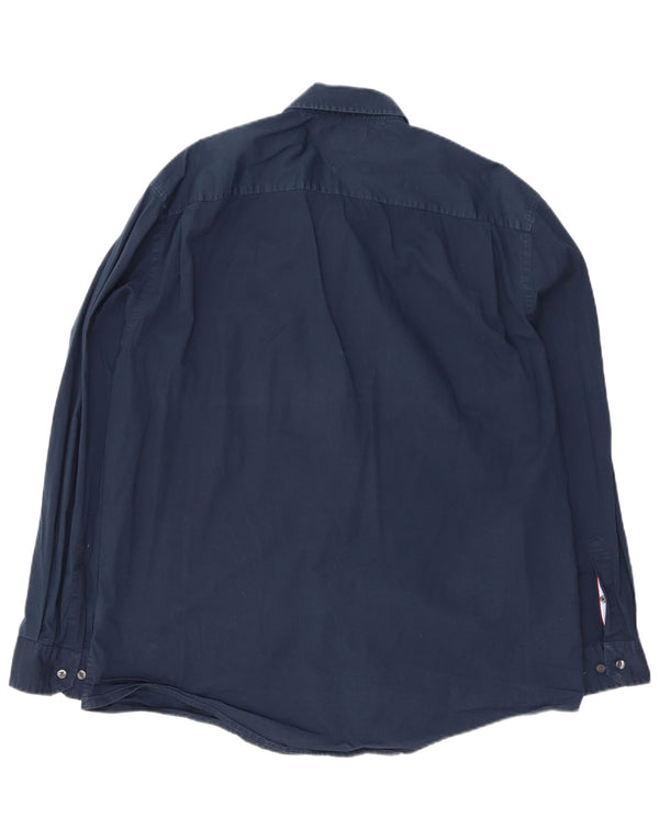 Camisa masculina Tommy Hilfiger 2XL algodão azul marinho