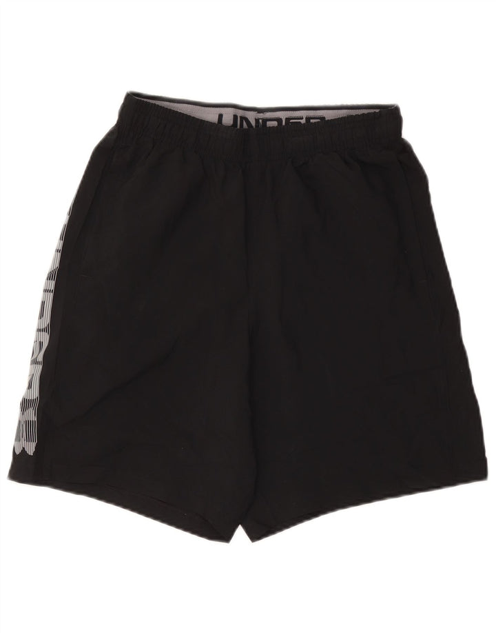 Shorts esportivo masculino Under Armour Graphic Loose Fit pequeno poliéster preto