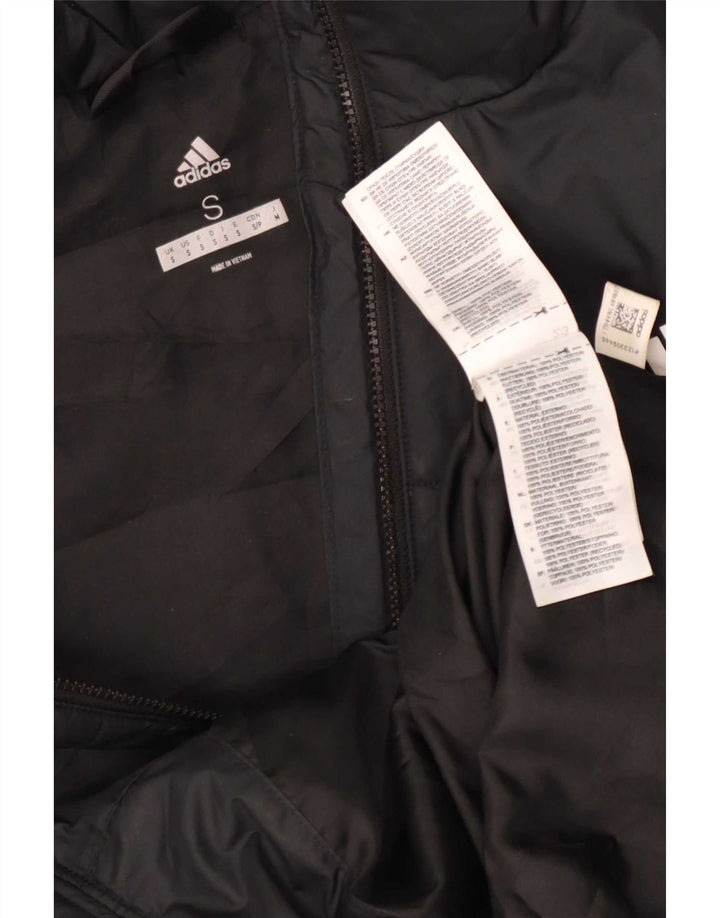Adidas Mens Jaqueta Acolchoada UK 36 Pequeno Poliéster Preto