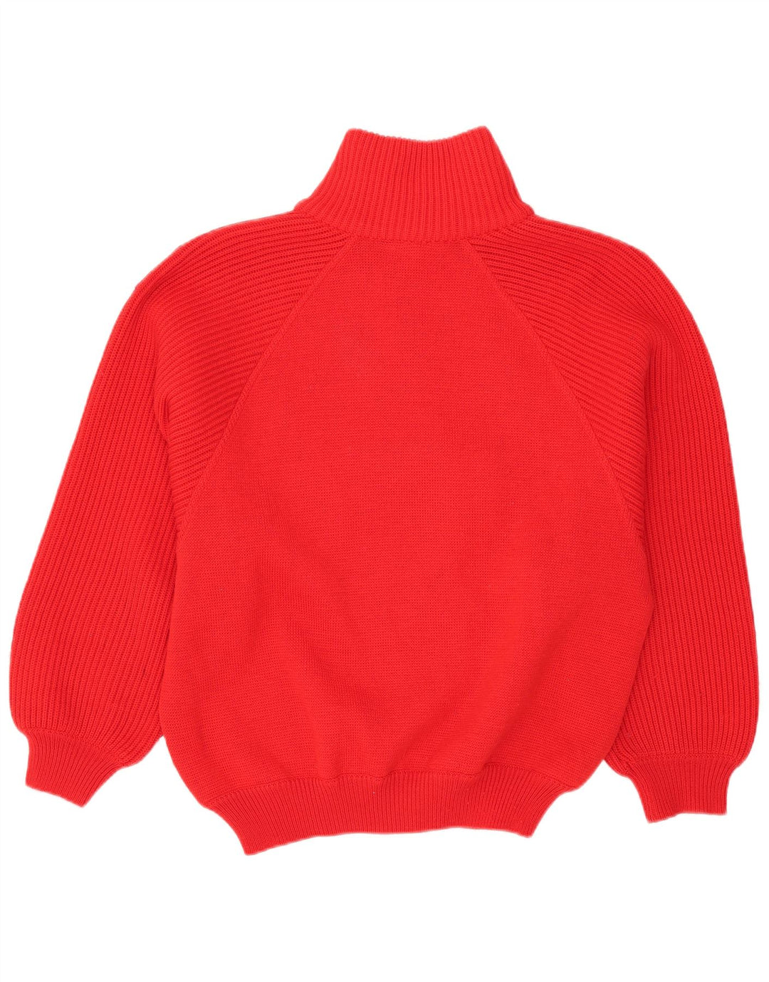 Suéter masculino com gola redonda e botão Skipper IT 48 lã vermelha média