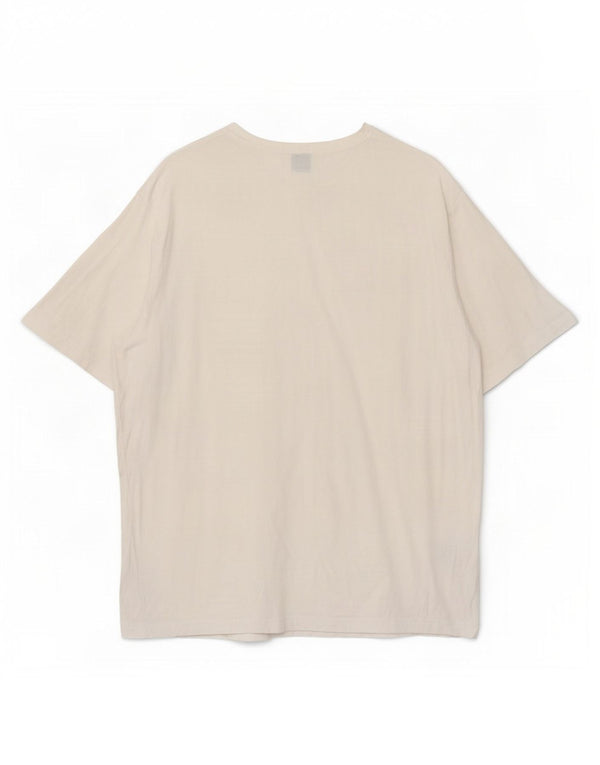 Camiseta masculina Hugo Boss Top XL algodão branco