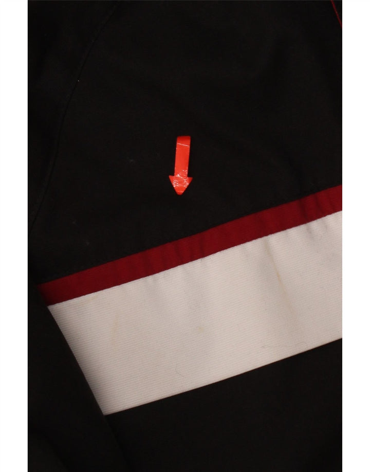 Jaqueta corta-vento masculina Tommy Hilfiger gráfica UK 40 grande preta