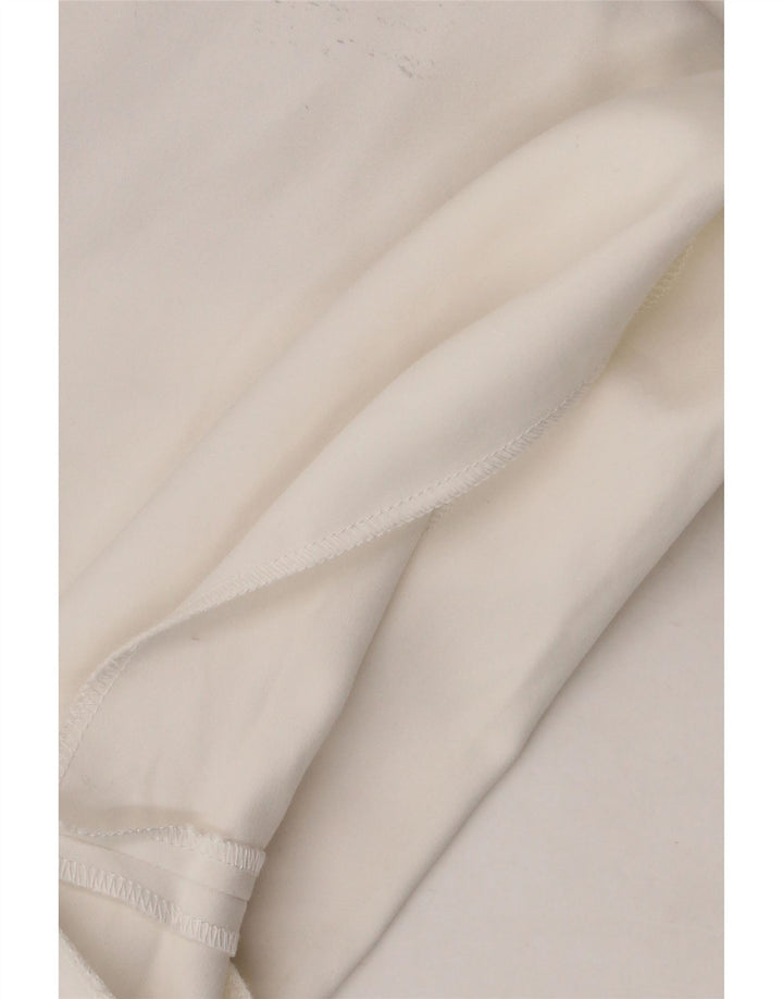 Zara Womens Chino Shorts Médio W28 Branco