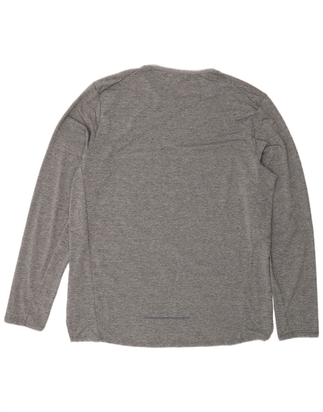 Zara Mens Top Manga Longa XL Cinza Poliéster