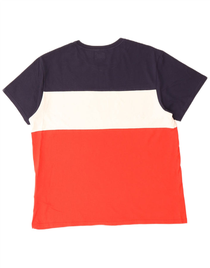 Camiseta gráfica masculina LEVI'S Top XL de algodão colorblock multicolorido