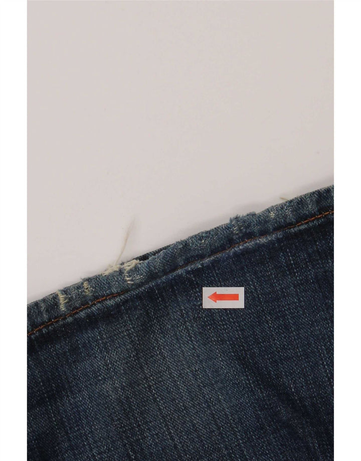Tommy Hilfiger Masculino Manhattan Bootcut Jeans W38 L34 Azul Algodão