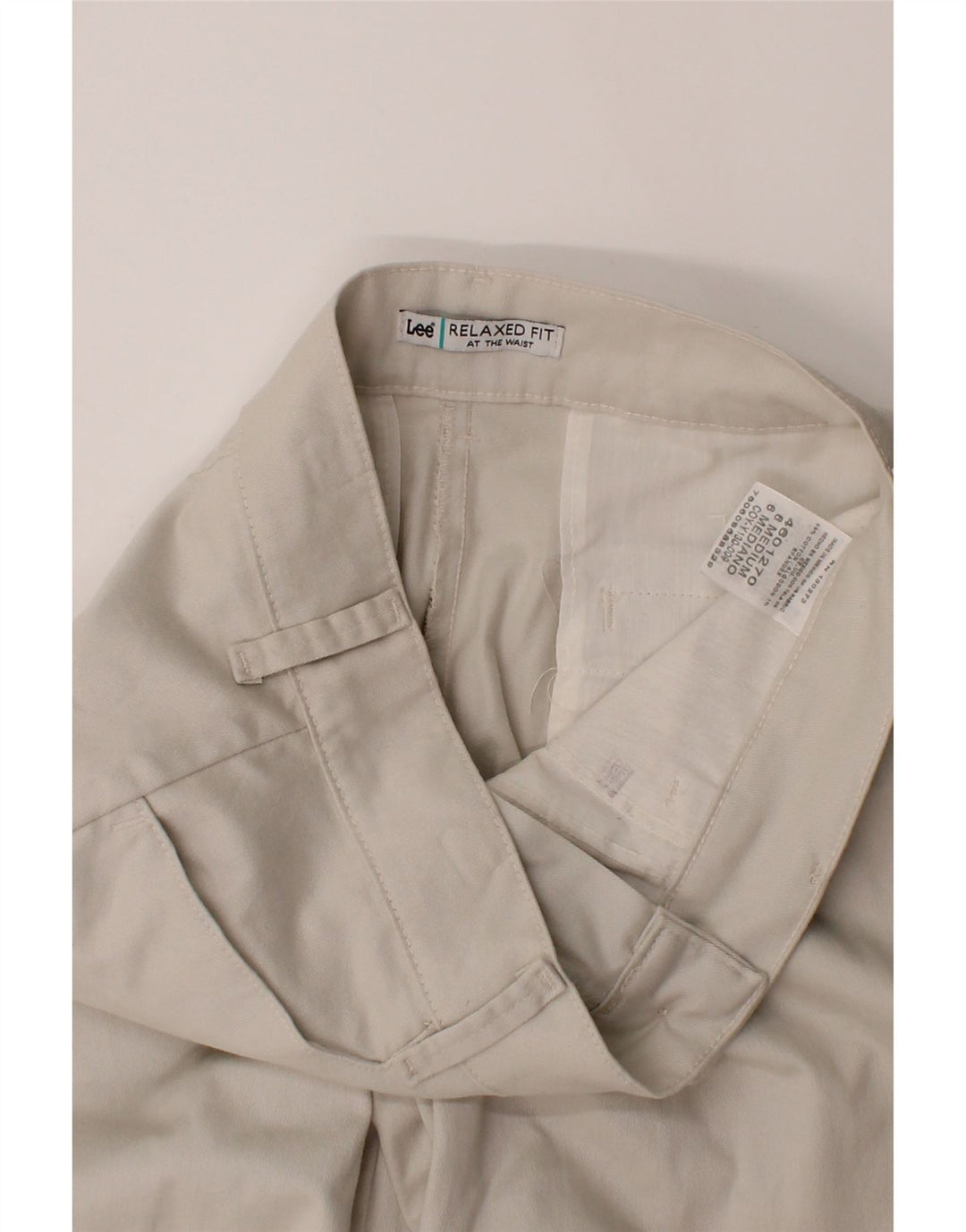 LEE Womens Relaxed Fit Casual Trousers US 6 Medium W32 L32 Grey Cotton Vintage Lee and Second-Hand Lee from Messina Hembry 