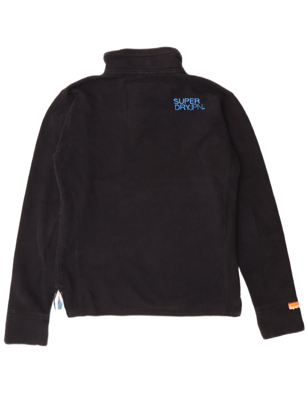 Suéter Superdry masculino com gola redonda e grande algodão preto