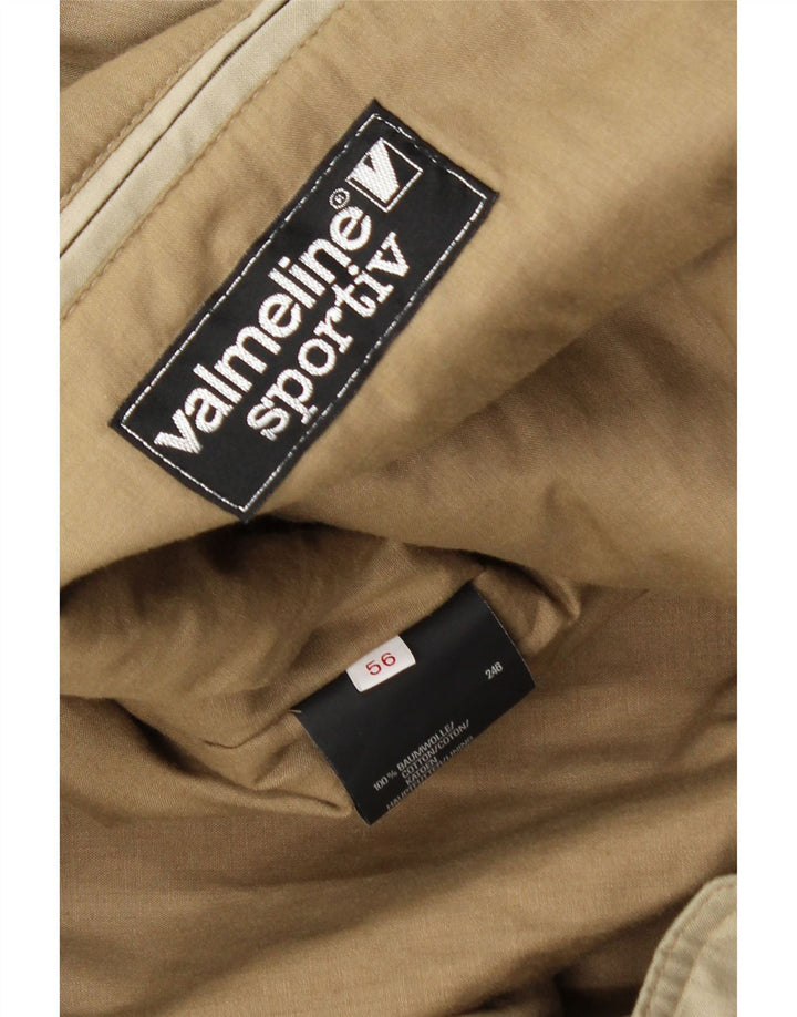 VALMELINE Mens Windbreaker Jacket IT 56 3XL Beige Cotton Vintage Valmeline and Second-Hand Valmeline from Messina Hembry 