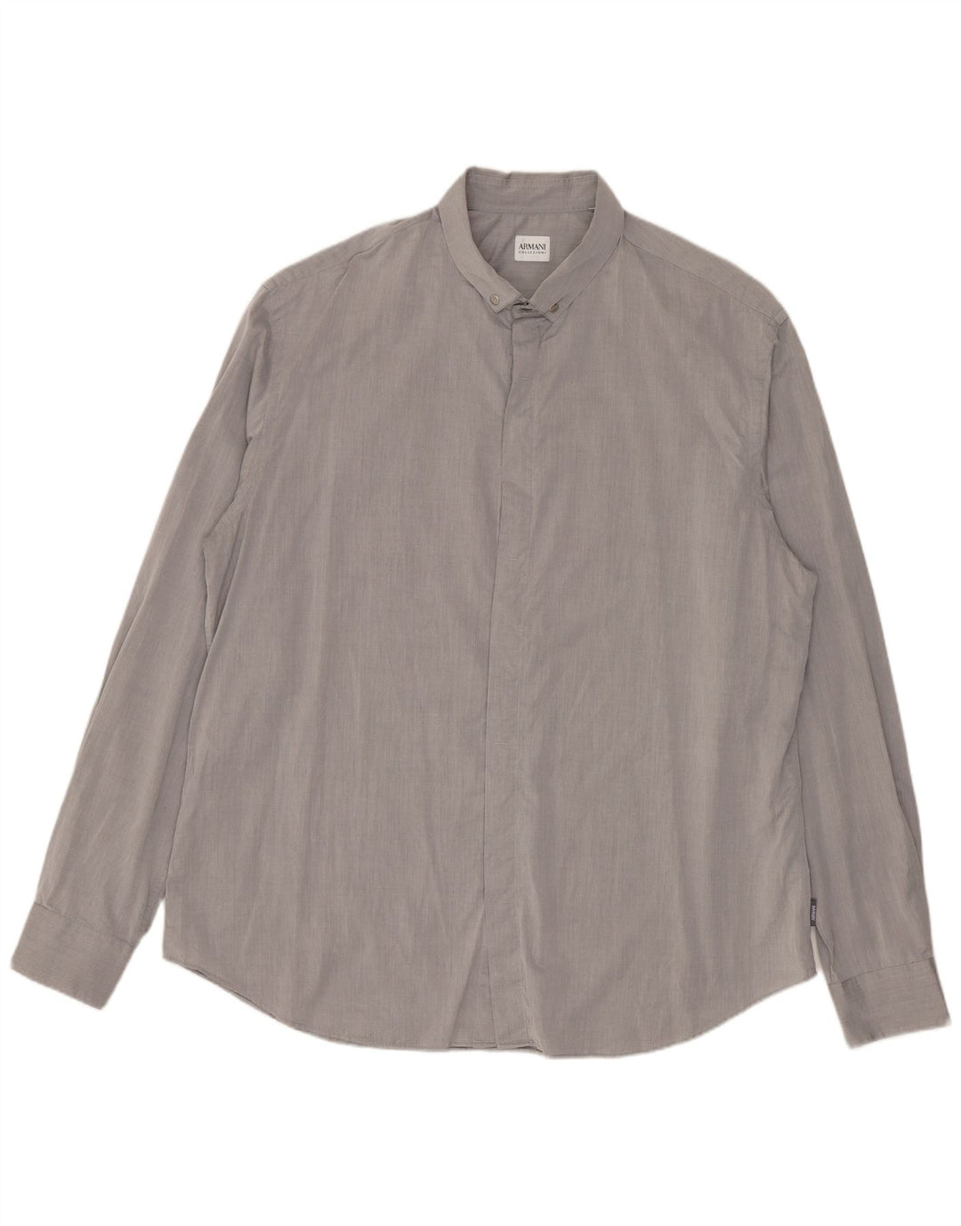 Camisa masculina Armani Collezioni 2XL cinza