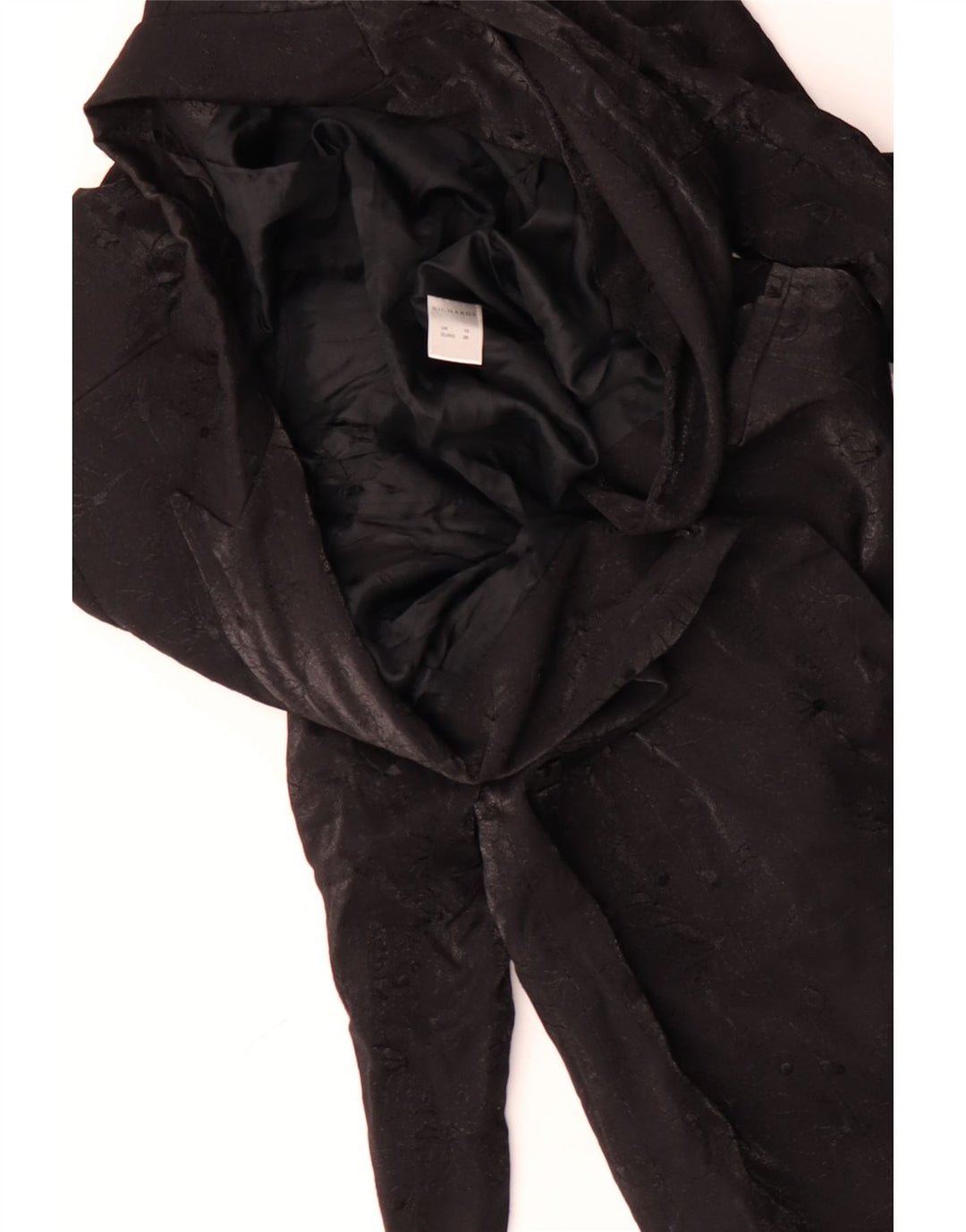 Sobretudo feminino RICHARDS UK 10 pequeno preto floral viscose