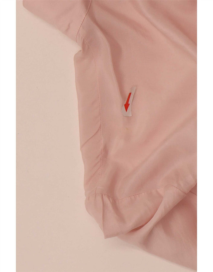Blusa feminina vintage oversized IT 44 médio rosa seda