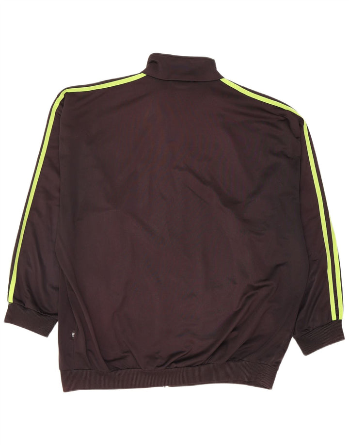 Adidas Mens Tracksuit Top Jacket UK 46/48 XL Preto Poliéster