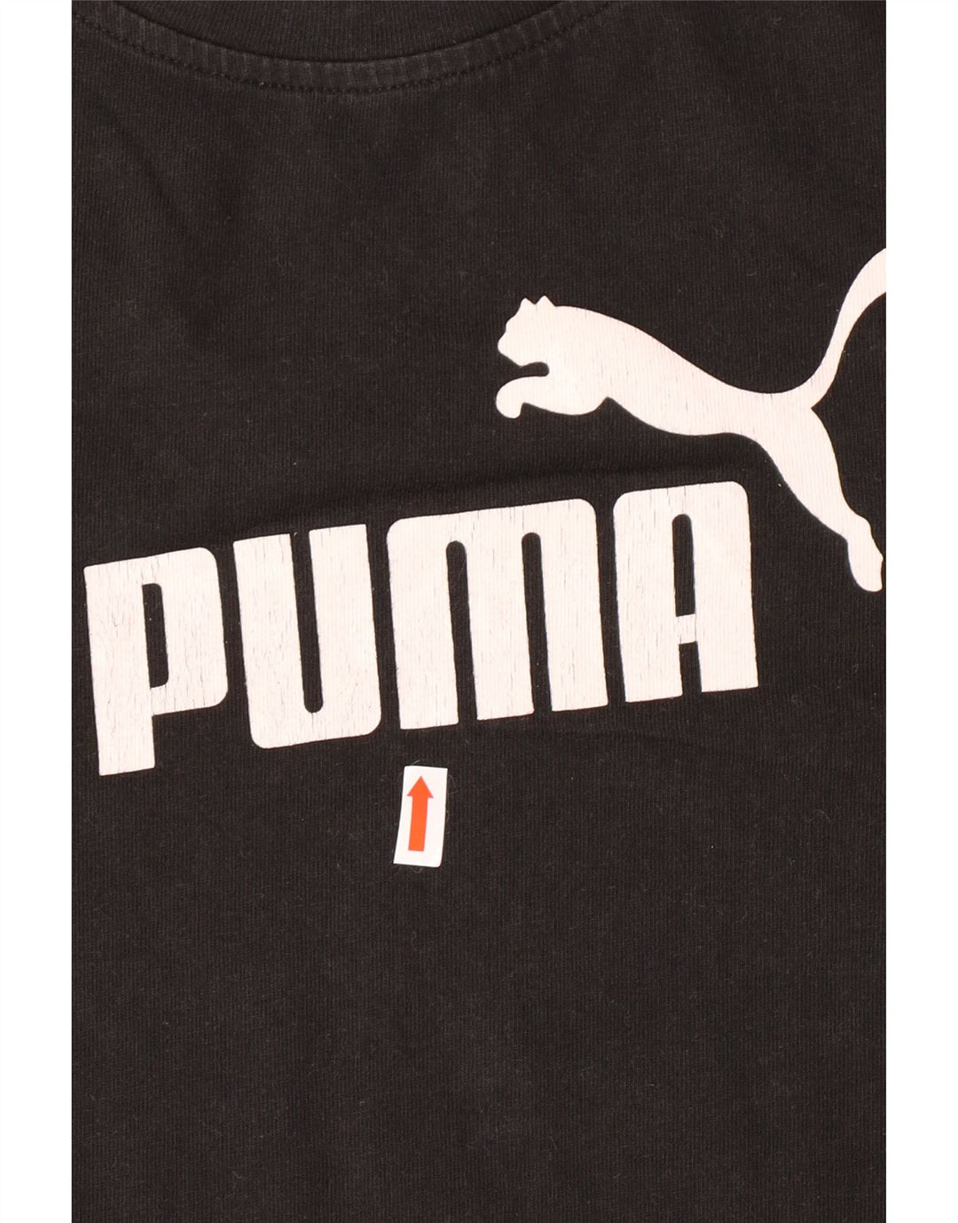 Camiseta feminina PUMA com estampa gráfica UK 14 grande preta