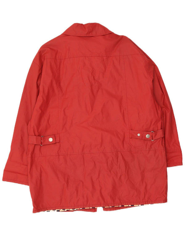 Casaco feminino C&A novo e rápido de grandes dimensões Reino Unido 16 grande algodão vermelho