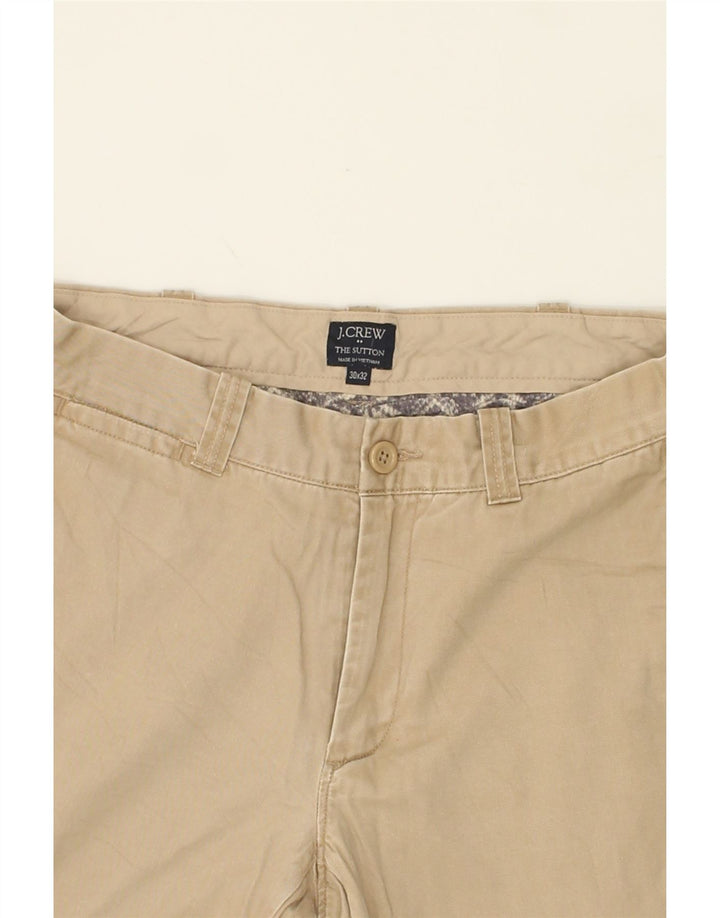 J. CREW Womens The Sutton Straight Chino Trousers W30 L32  Beige Cotton Vintage J. Crew and Second-Hand J. Crew from Messina Hembry 