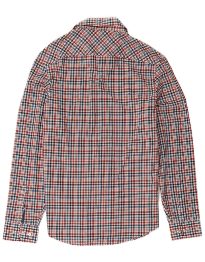 Camisa masculina Penguin Heritage Slim Fit média de algodão xadrez multicolorido