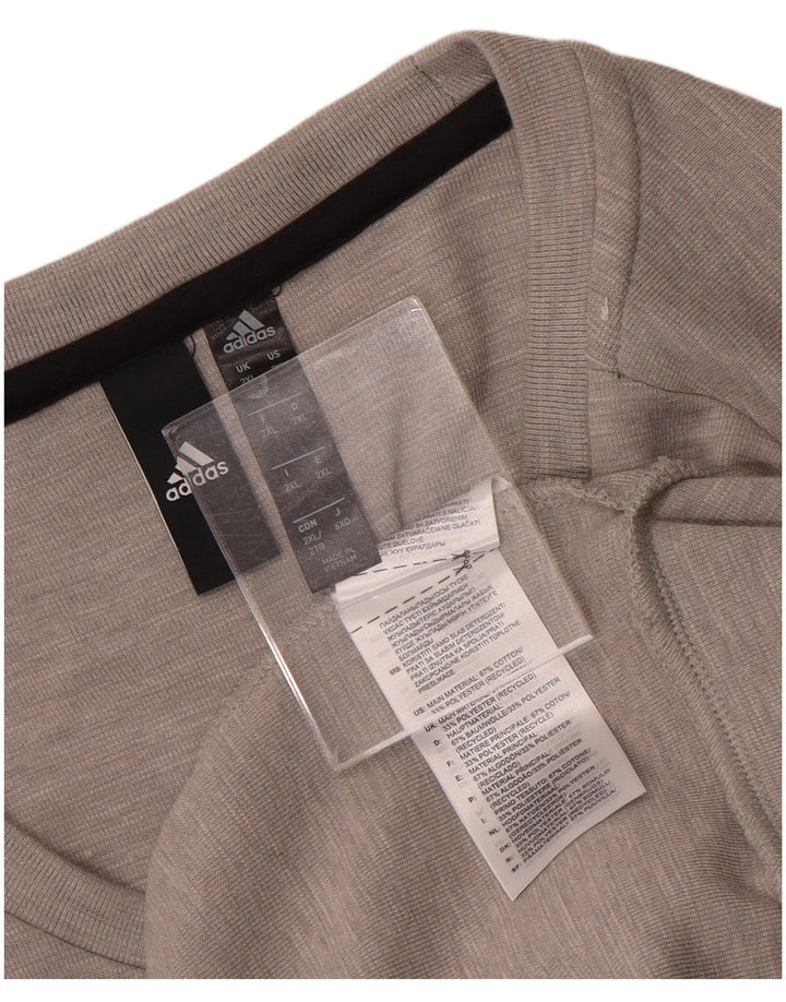 Adidas Mens Moletom Jumper 2XL Cinza