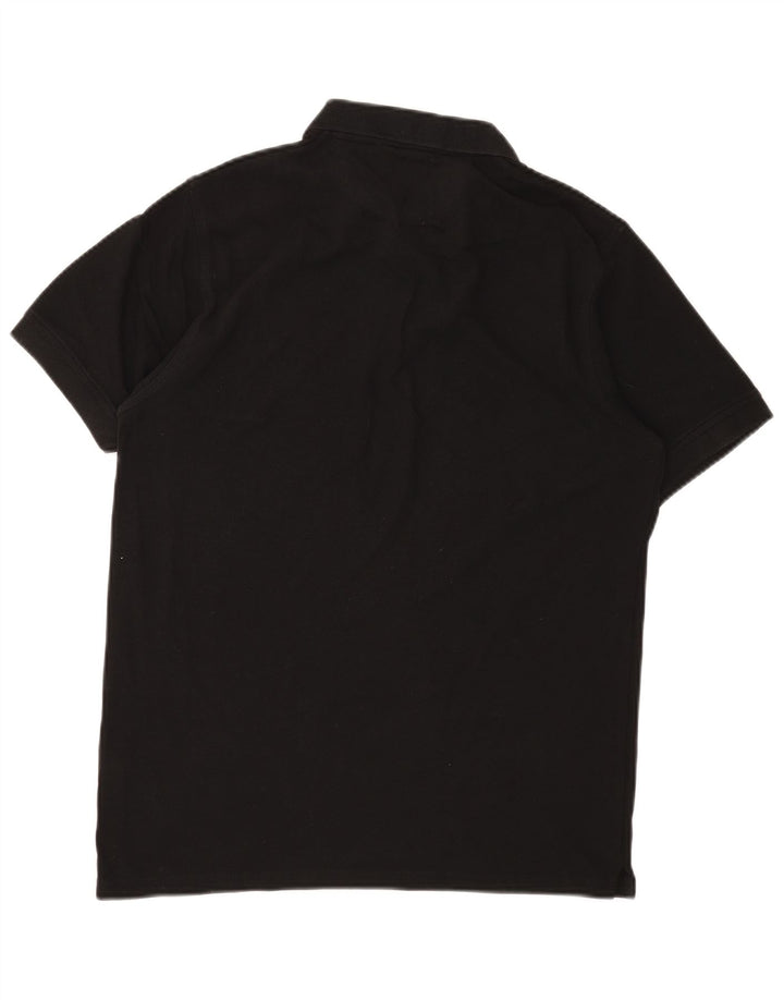 Camisa polo masculina ZARA grande algodão preto