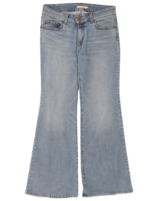 Jeans feminino Levi's Super Low Flared W31 L34 Azul Algodão