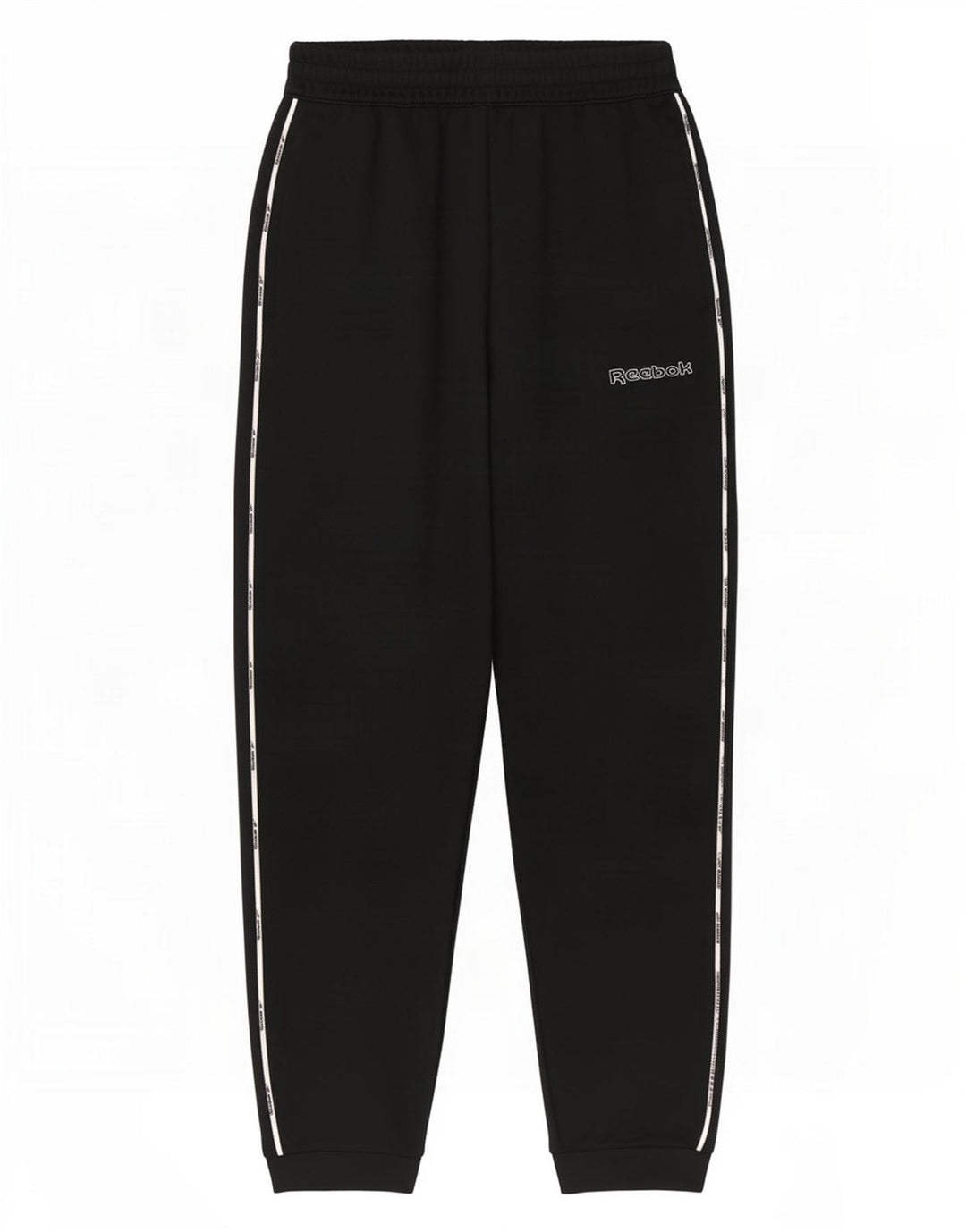 Reebok Mens Calças de treino Joggers Médio Algodão Preto