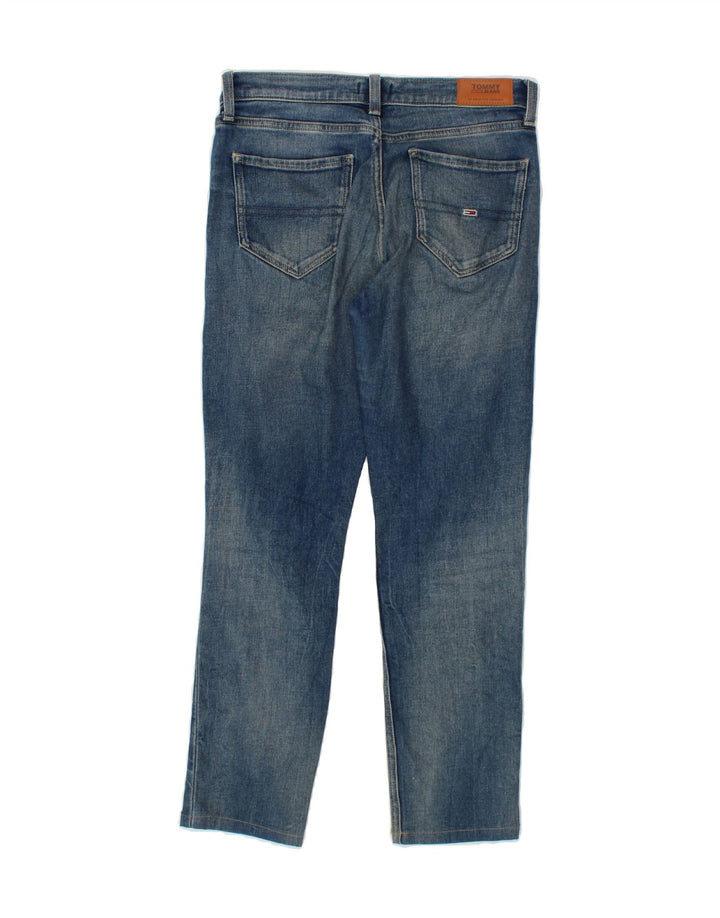 TOMMY HILFIGER Womens Imogen Mid Rise Slim Jeans W26 L27 Blue Cotton Vintage Tommy Hilfiger and Second-Hand Tommy Hilfiger from Messina Hembry 