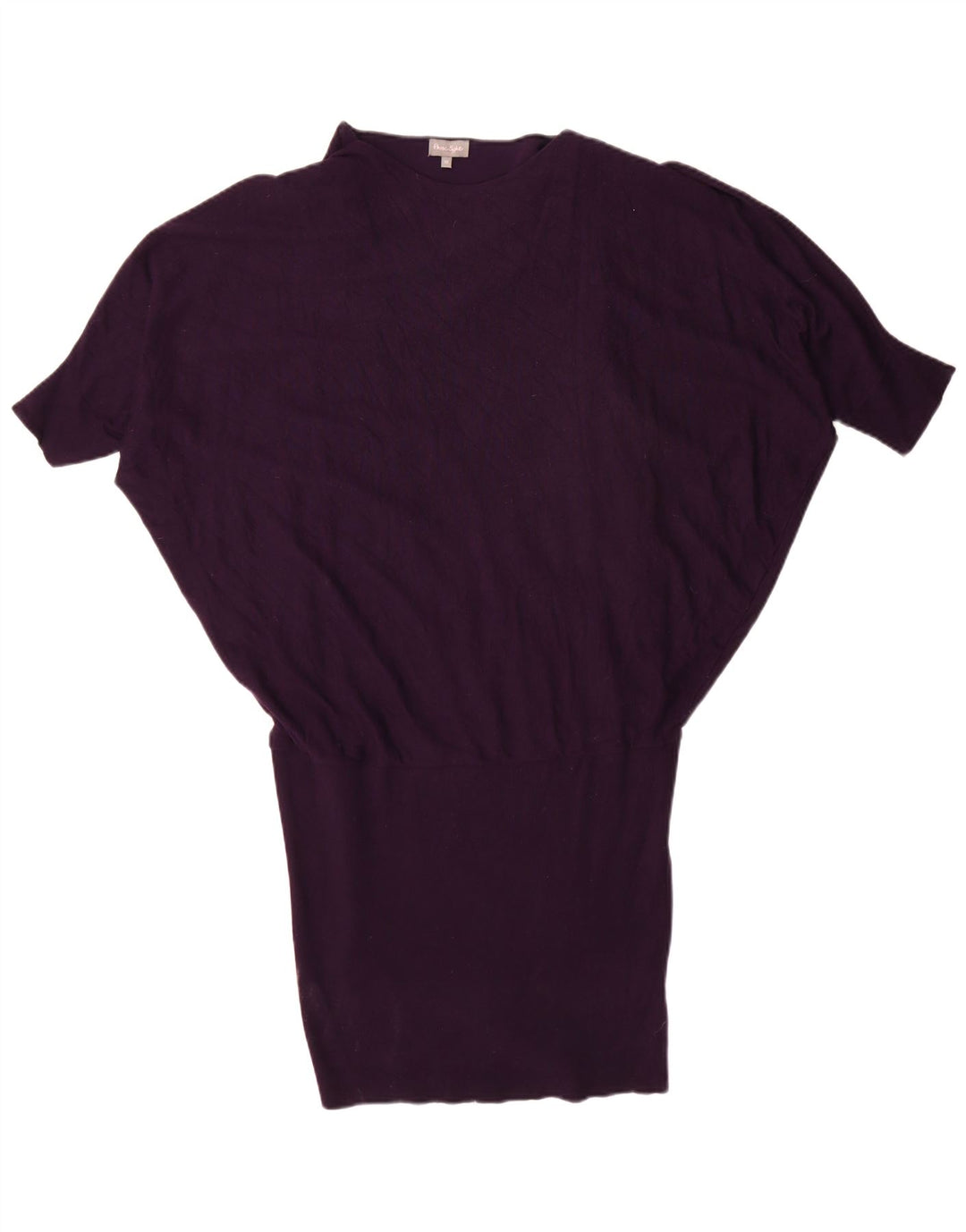 Vestido jumper feminino de manga curta oversized Phase Eight Reino Unido 12 médio roxo