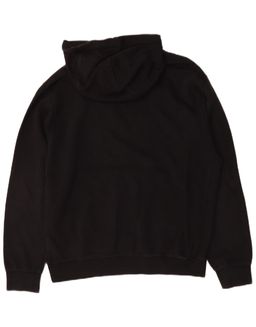 Nike masculino gráfico moletom com capuz médio algodão preto