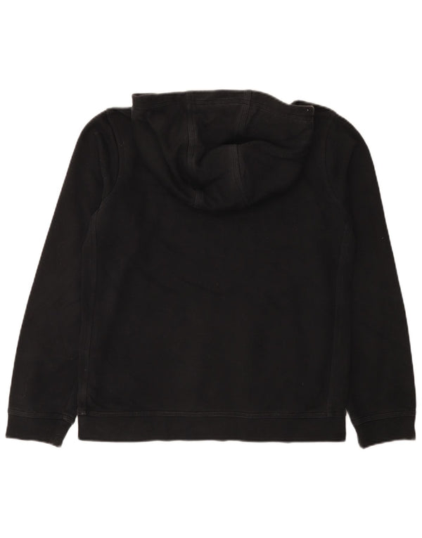 Jumper com capuz gráfico Nike Boys 13-14 anos XL preto algodão