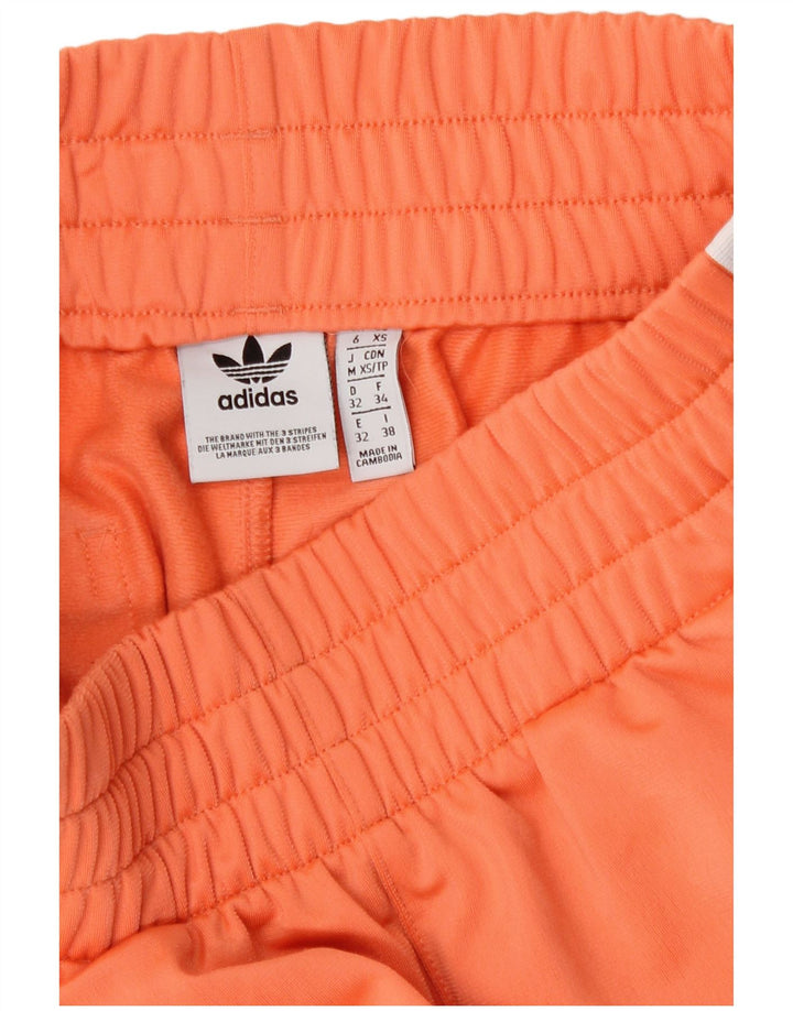Shorts esportivos femininos Adidas UK 6 XS laranja poliéster