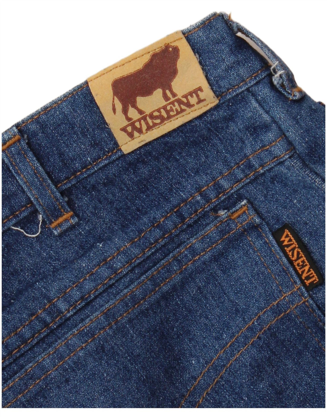 Jeans recortados masculinos VINTAGE W38 L25 azul