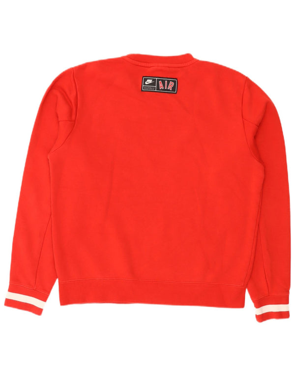 Moletom masculino Nike Graphic Loose Fit Jumper XS Vermelho Colorblock Algodão