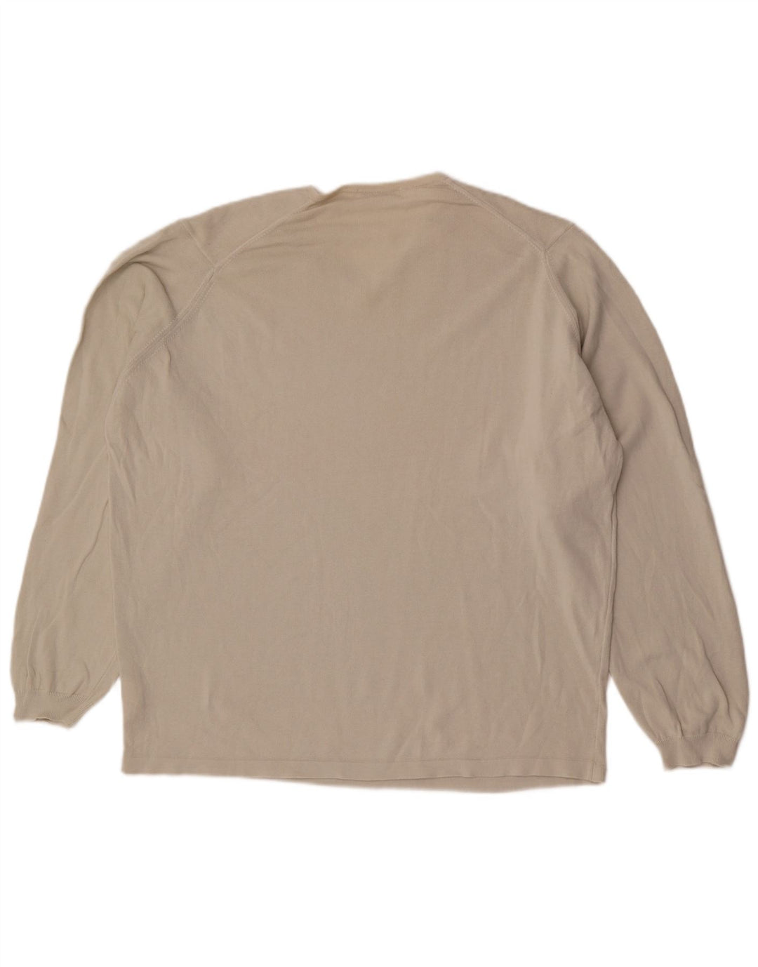Top masculino Marks & Spencer manga comprida XL algodão bege