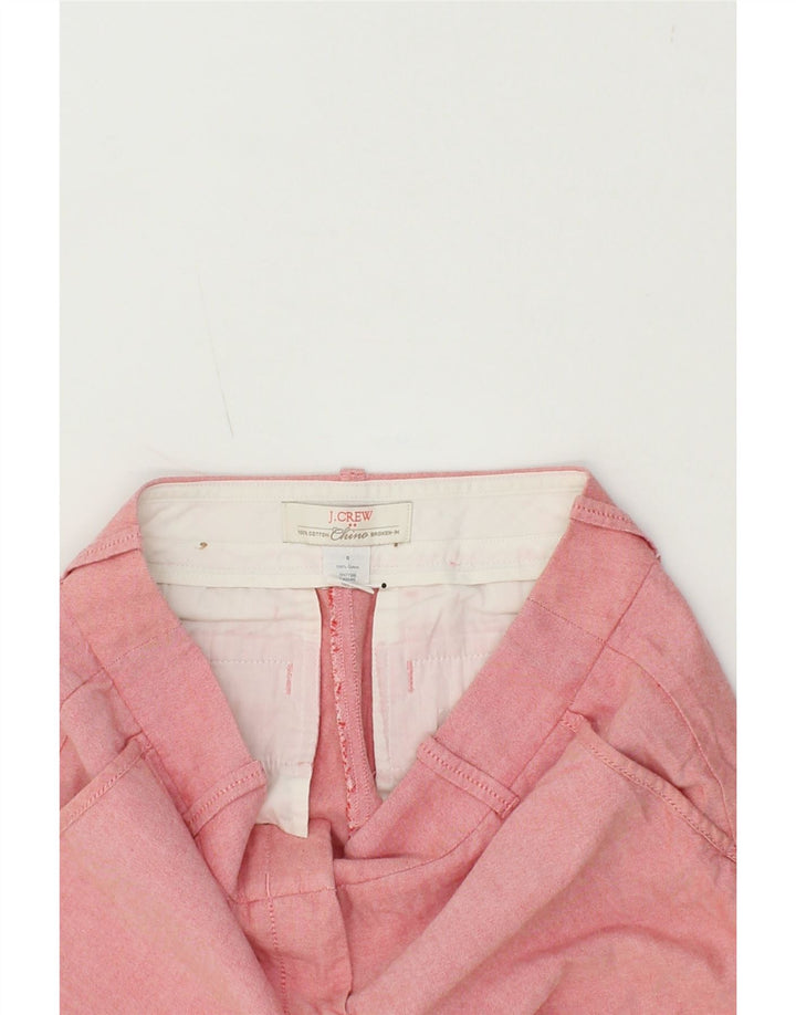 J. CREW Womens Chino Shorts US 0 XS W25  Pink Cotton Vintage J. Crew and Second-Hand J. Crew from Messina Hembry 