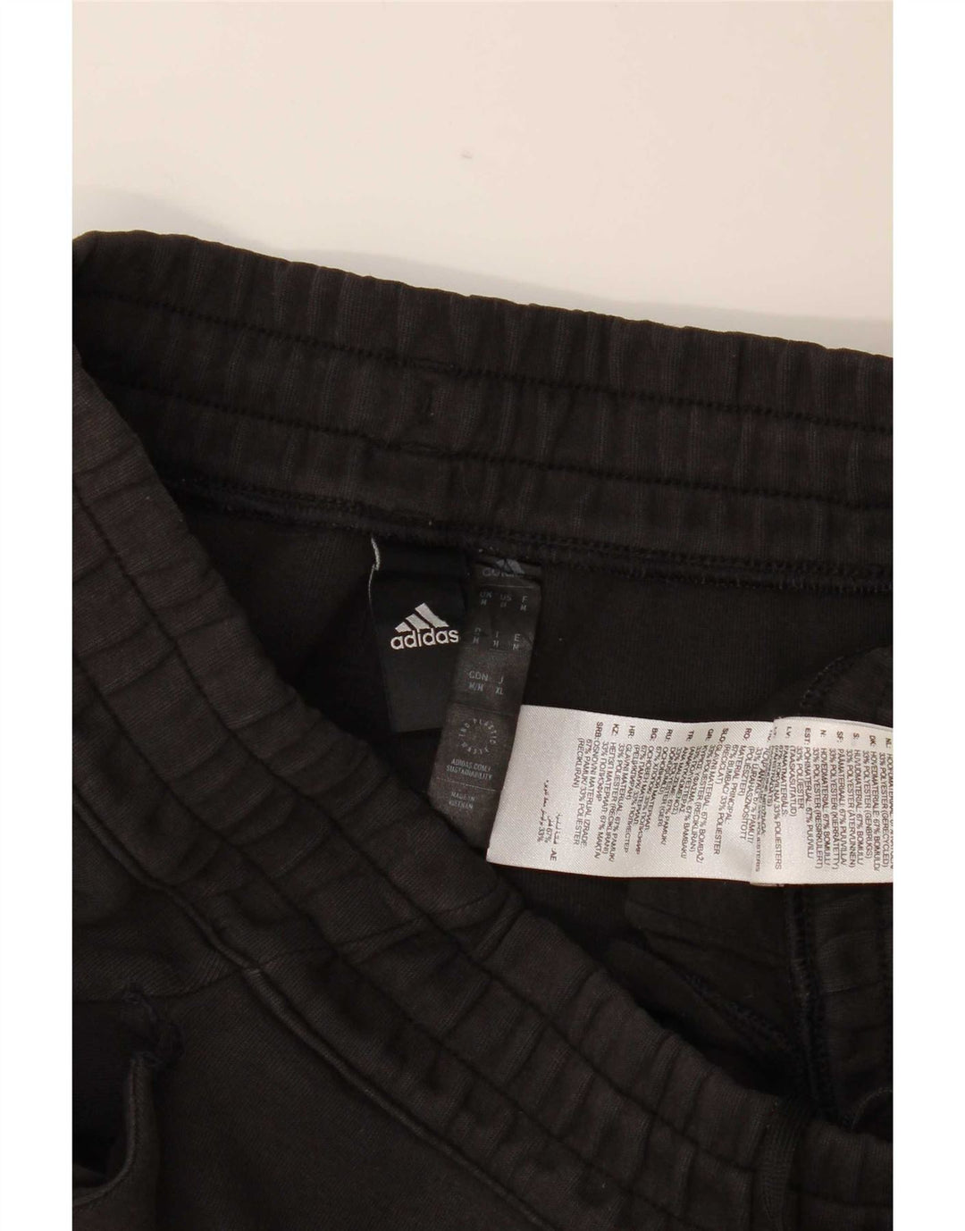 Calça Adidas Mens Treino Médio Algodão Preto