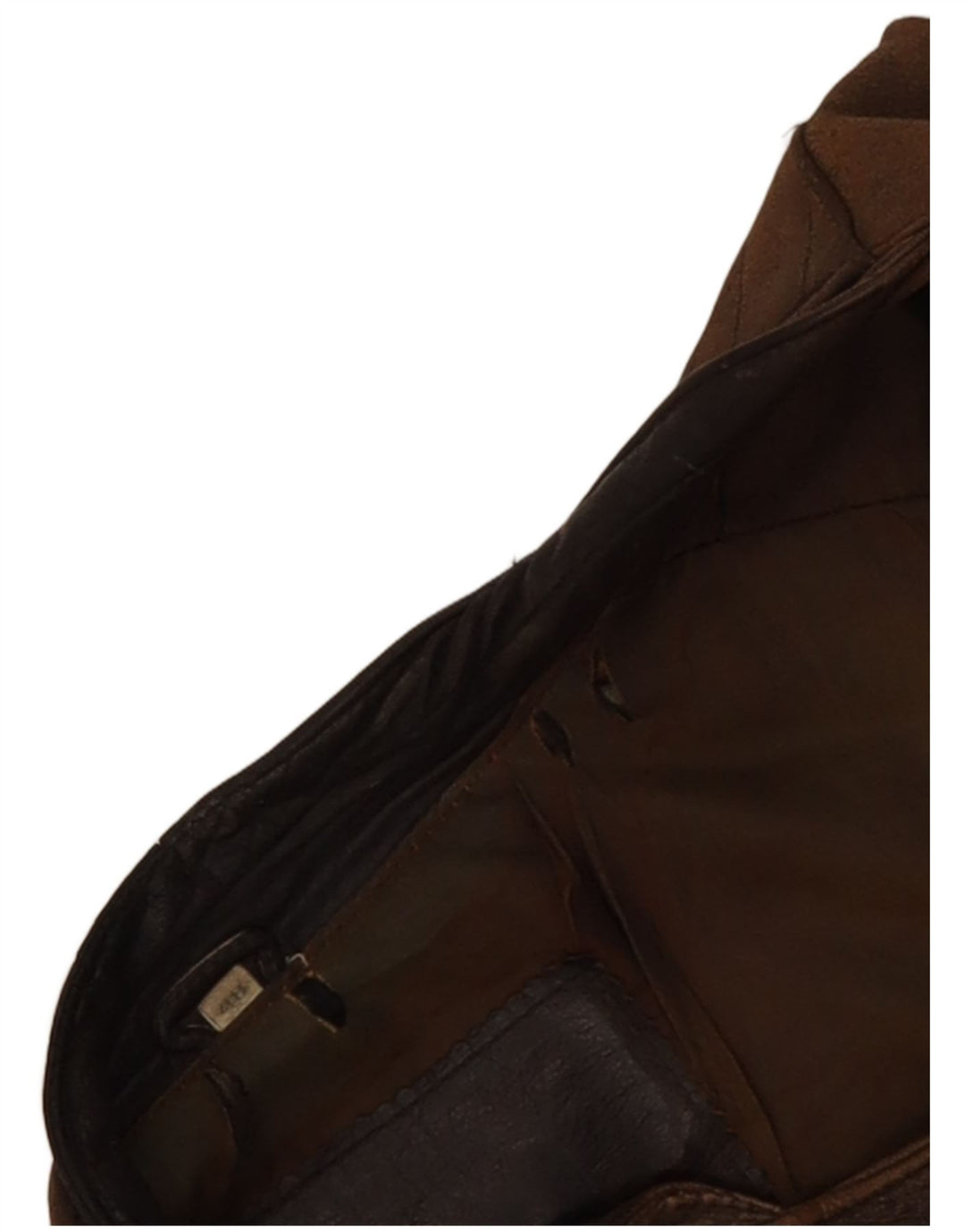 Colete de couro masculino Mark Astor IT 48 marrom médio
