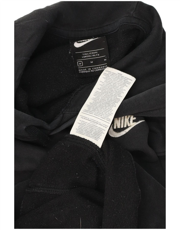 Jumper masculino Nike com capuz alto médio algodão preto
