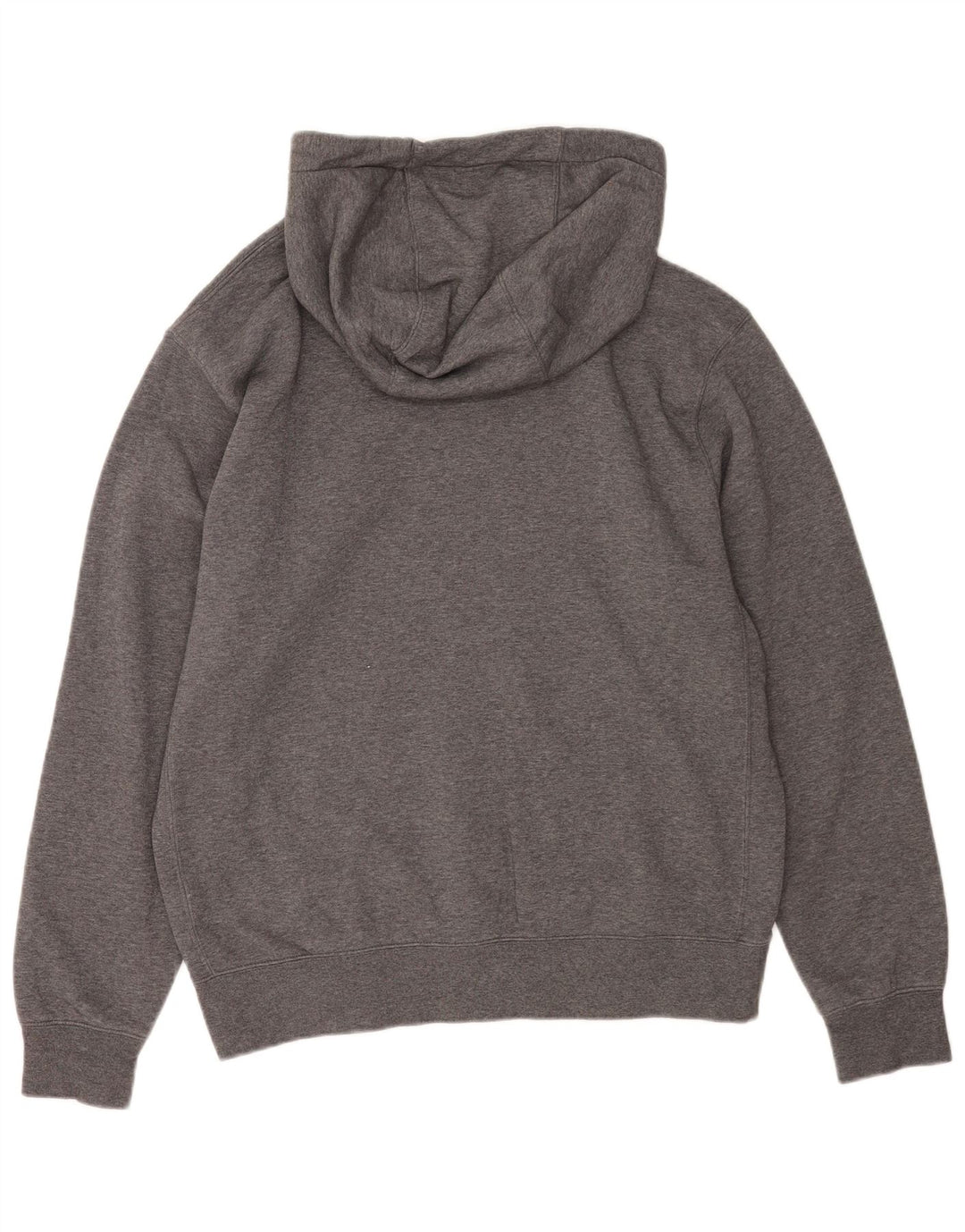 NIKE Mens Hoodie Jumper Médio Cinza Algodão