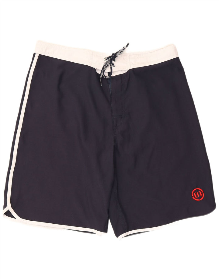 Animal Mens Graphic Swimming Shorts Grande Poliéster Azul Marinho