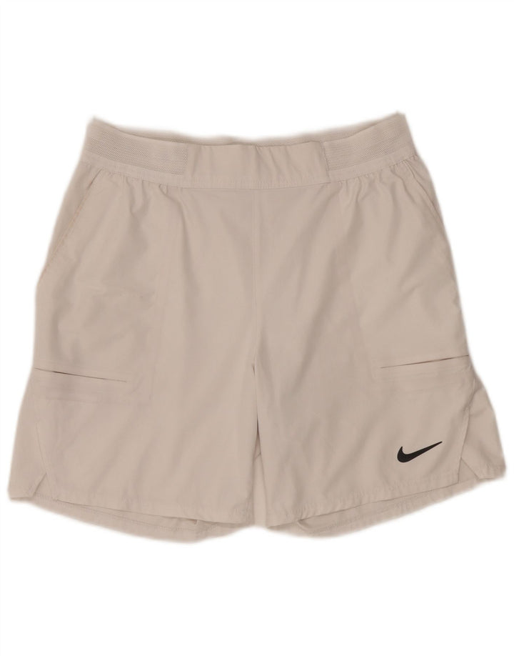 Nike Mens Dri Fit Cargo Sport Shorts Médio Branco