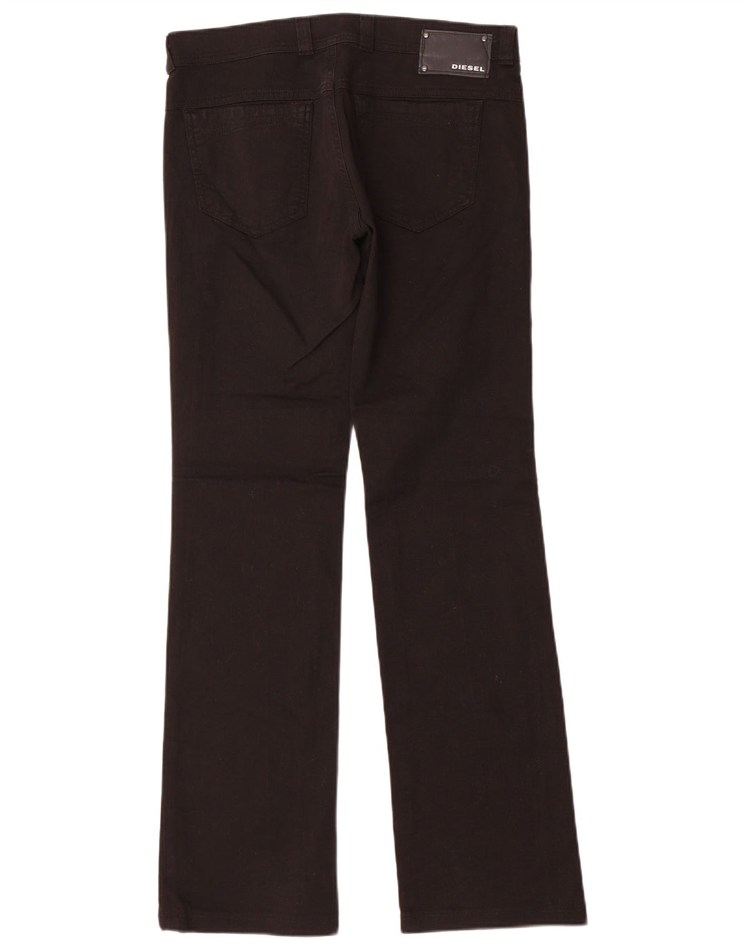 Jeans retos femininos Diesel W29 L32 algodão preto
