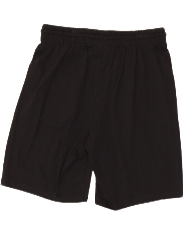 Shorts esportivos masculinos KAPPA grandes de algodão preto